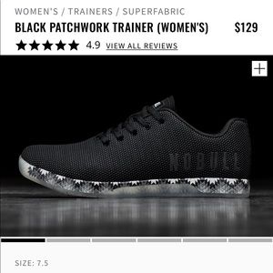 ISO!!!!! Size 7.5!! NoBull patchwork trainers.